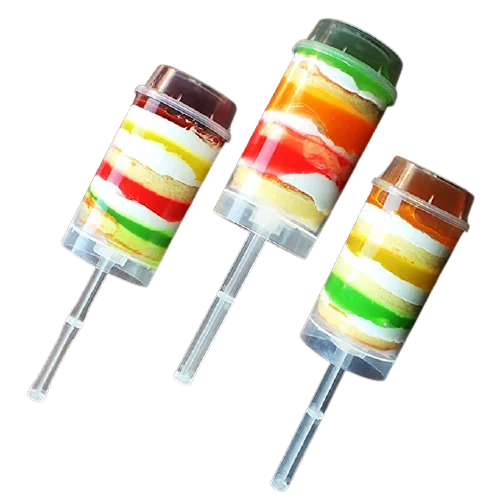 Cake Push Pops 5 Count/ Treats Push Pops/ Push Pops for Cake/ Plastic Cake Push  Pop Containers/ Unique Treat Containers 