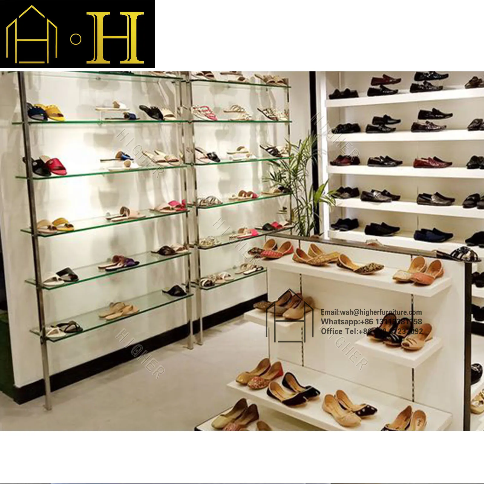 Modern Simple Shoe Store Decoration Shoe Shop Interior Design Ideas Shoes  Shop Display Showcase Rack