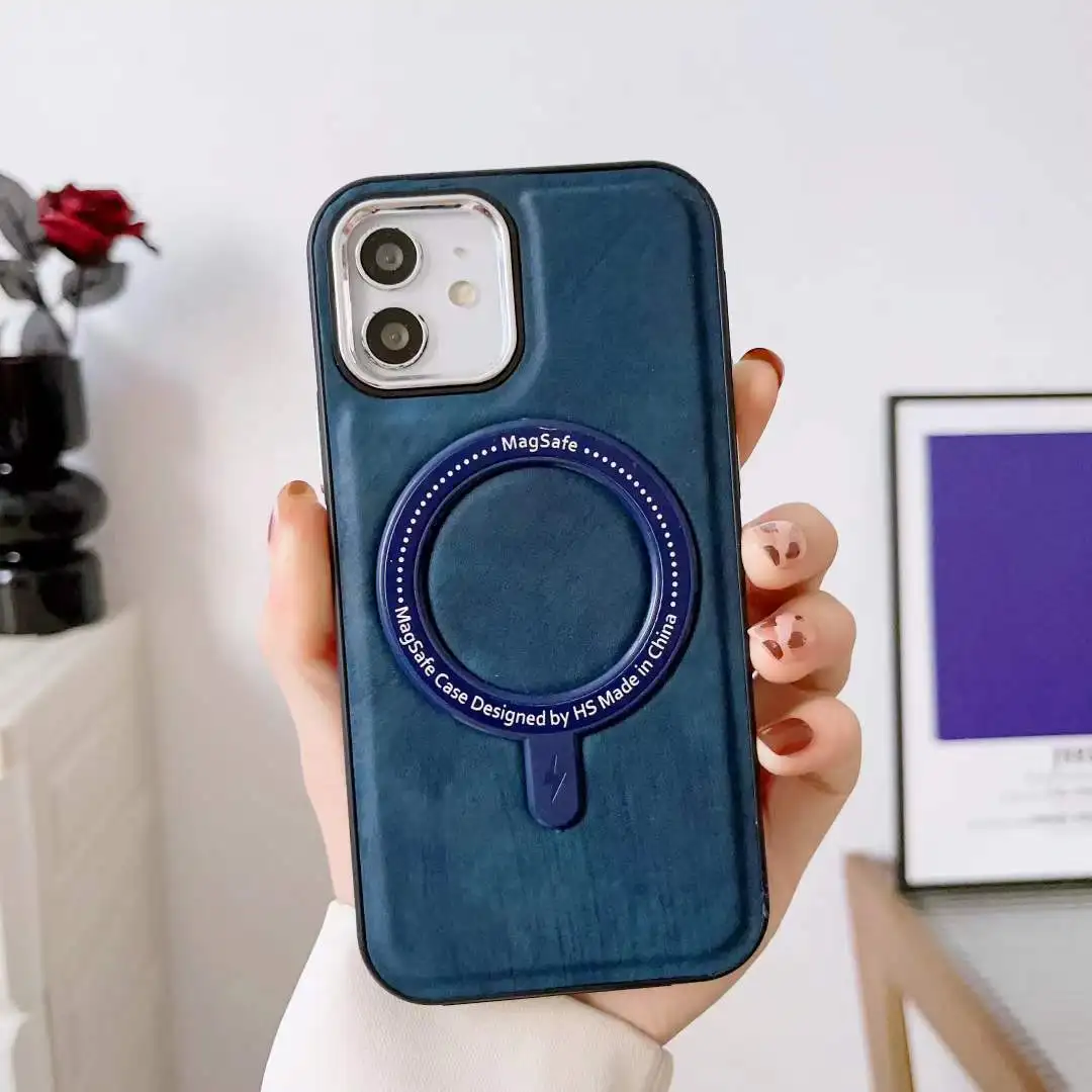 Newest Magsafe Leather Case For Iphone 14 Pro Max Magsafe Case For