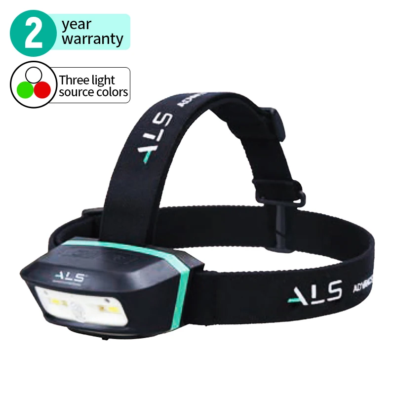 ALS 180lm Detachable Rechargeable Light Hunting led Headlamp Outdoor Motion Sensor Light Waterproof Headlight