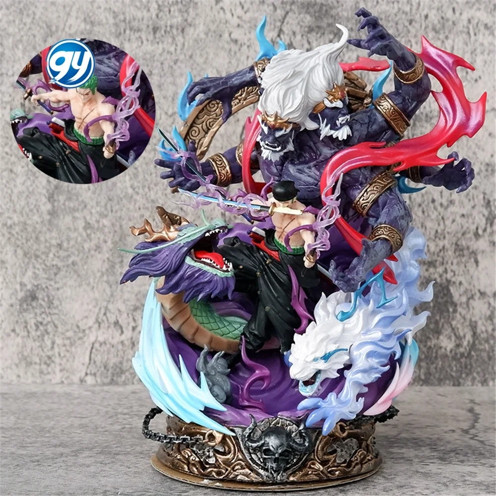 21cm One Pieced Roronoa Zoro Hell Mode Statue - Anime Collectible