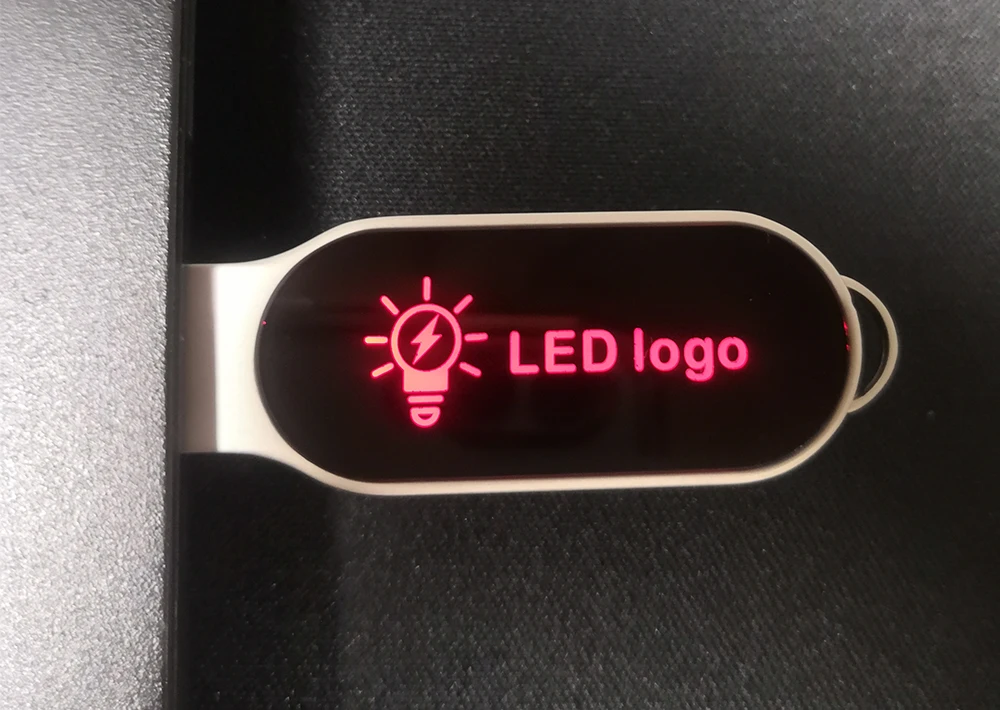 U45 Customize LED Light Up logo USB Flash Drives