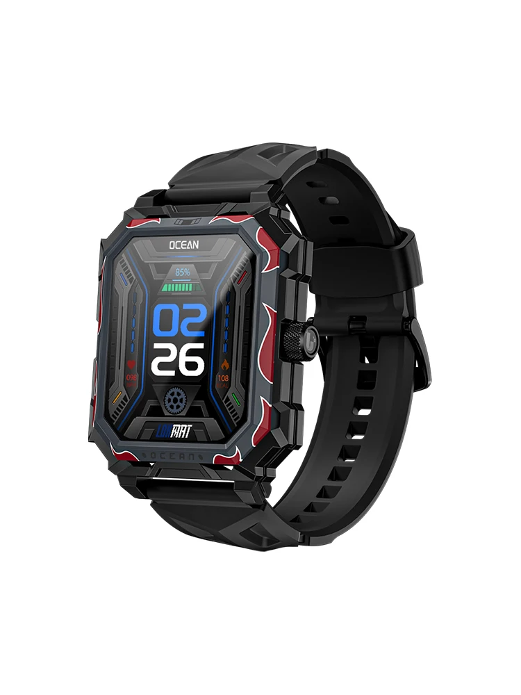 Official LOKMAT Android  Smartwatch  Smart Watch Fitness Sport Smart Watch New Flagship Waterproof Watch LOKMAT OCEAN MAX