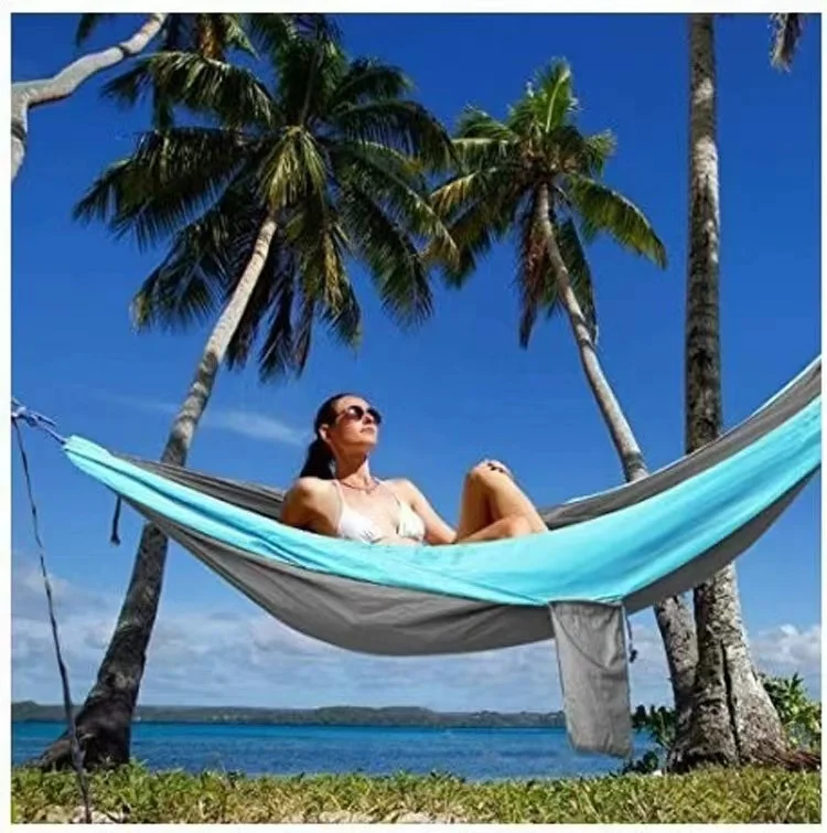 durable outdoor adult hammock portable folding hammock with stand