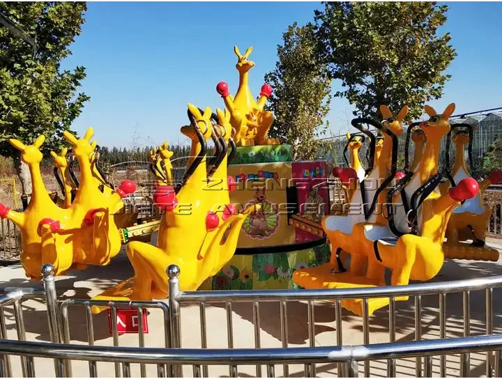 High Quality Amusement Park Play Ground Equipment Electric Bounce Machine Kangaroo Jumping