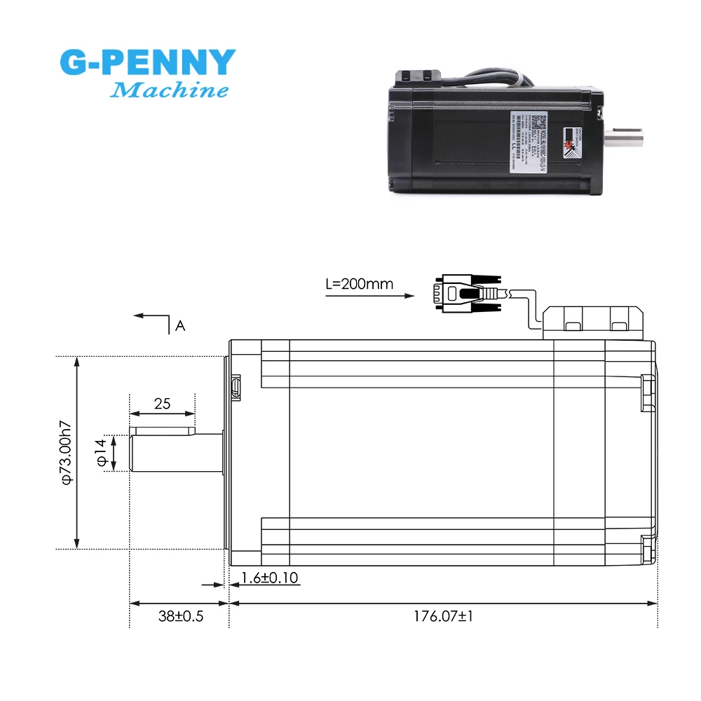 NEMA34 Closed Loop Stepper Motor Kit 12.2n.m - G-PENNY