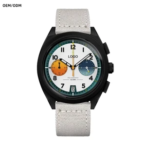 OEM Custom Watch Logo VK64 Diver Quartz Watches Luxury 39MM Japan Original Movement Quartz Watch Waterproof with 10ATM