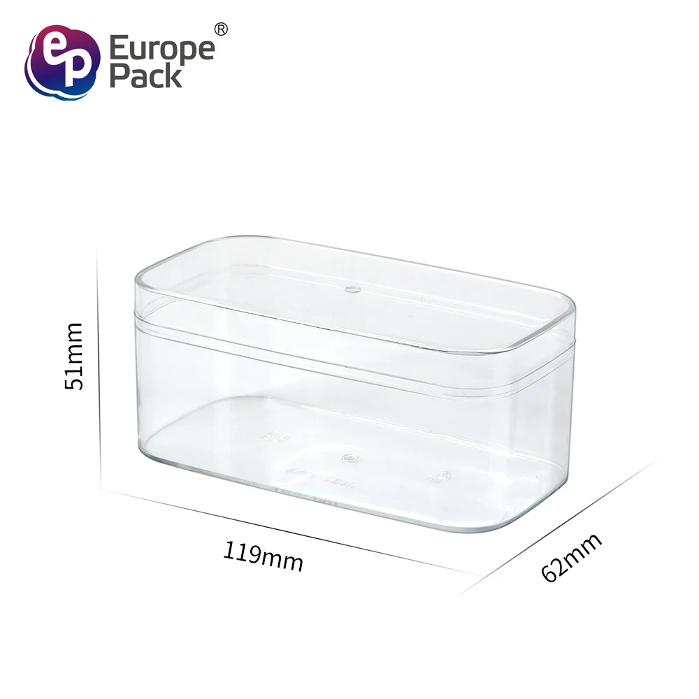 Hard Plastic Biscuit Mousse Cup Tiramisu Dessert Pudding Packaging box