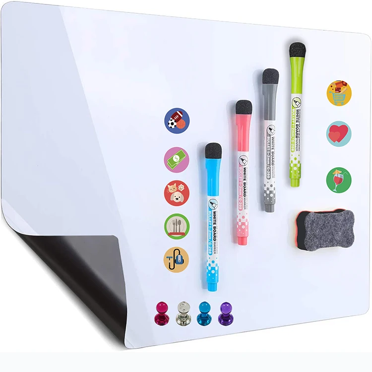 12*8 дюймов сухой стираемый белый магнитный лист магнитная доска наклейка