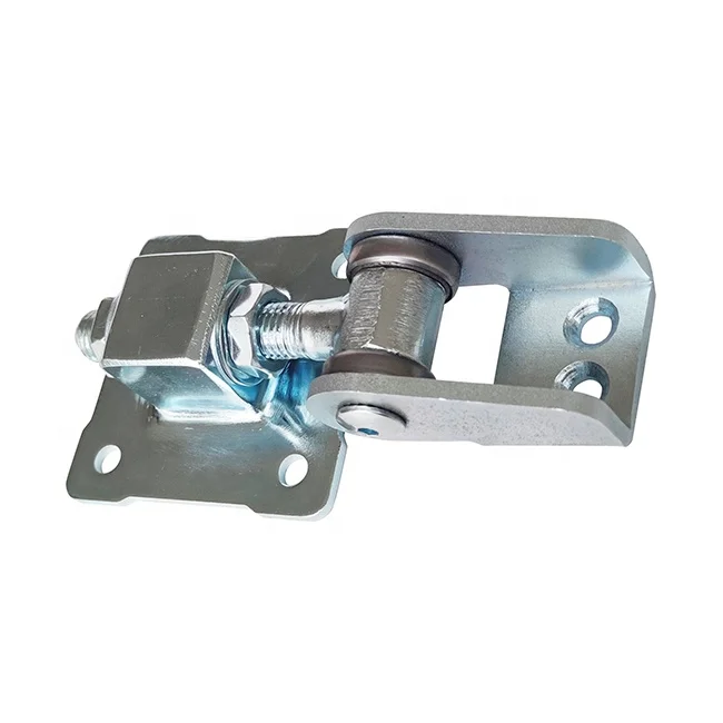 Silver Metal Chain Link Fence Post Hinge