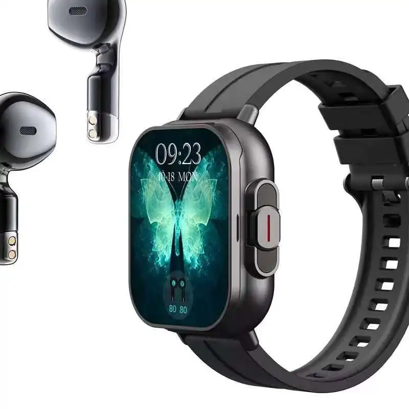 Montre connectée A58 Plus 2024 HYX, grand écran de 2,02 pouces, bracelet, moniteur de fréquence cardiaque, montre connectée de sport avec bijoux