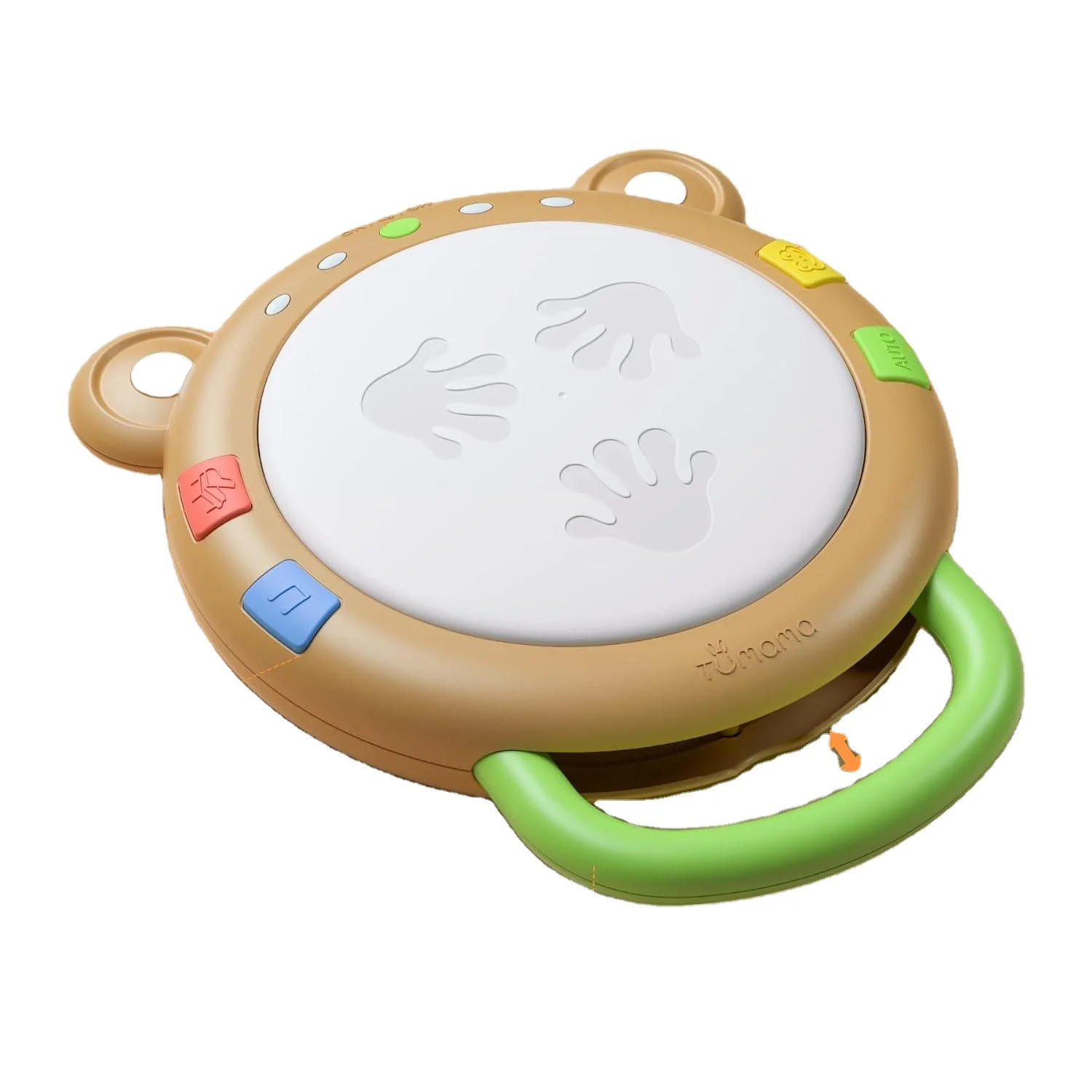 Baby Musical Electronic Toy With Lights and Sounds Light-Up Drum Toys  Early Hand Development for Babies
