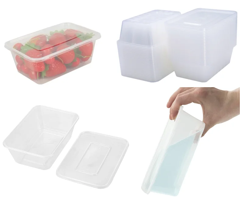 Small rectangular and square storage boxes food grade polypropylene PP mini  parts transparent plastic box sample packaging box - AliExpress