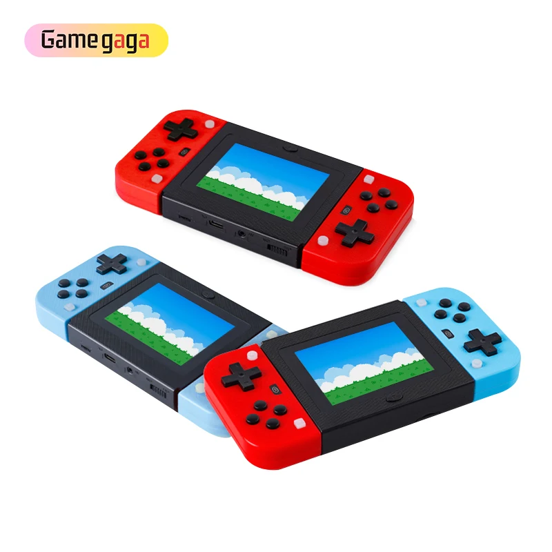 A Red Retro Classic Games Children's新品 Handheld Retro Games for Kids 620 in 1 Classic FC Games and