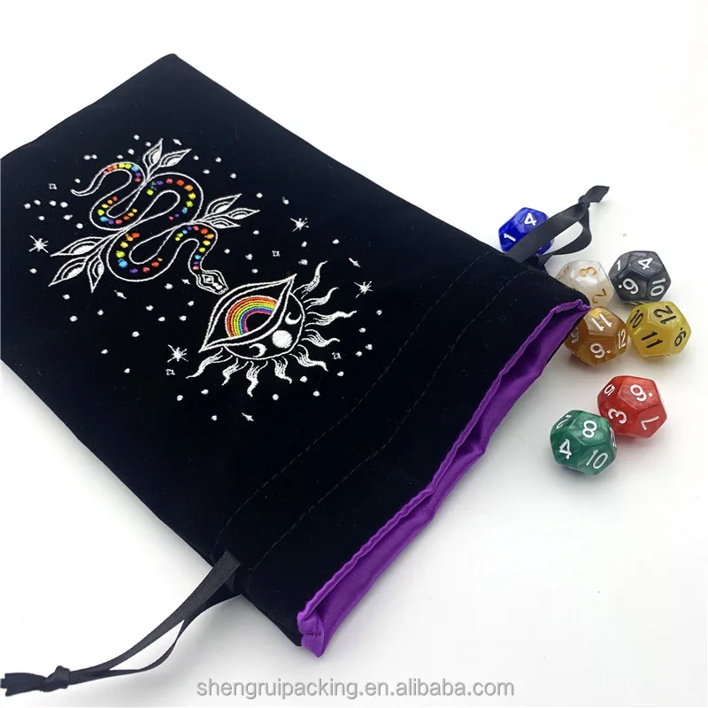 Mya 5 Pcs Dés Sac Velvet Cordon Sacs Tarot Carte Bijoux Sac,Dés Tarot Cartes Sac Jeux De Société Sac,10x12cm Mya 5 Pcs Dés Sac Velvet Cordon Sacs Tarot Carte Bijoux Sac,Dés Tarot Cartes Sac Jeux De Société Sac,10x12cm