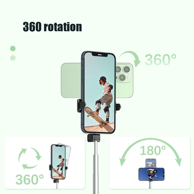 170cm Selfie Stick With Ring Light Remote Adjustable Mobile Phone