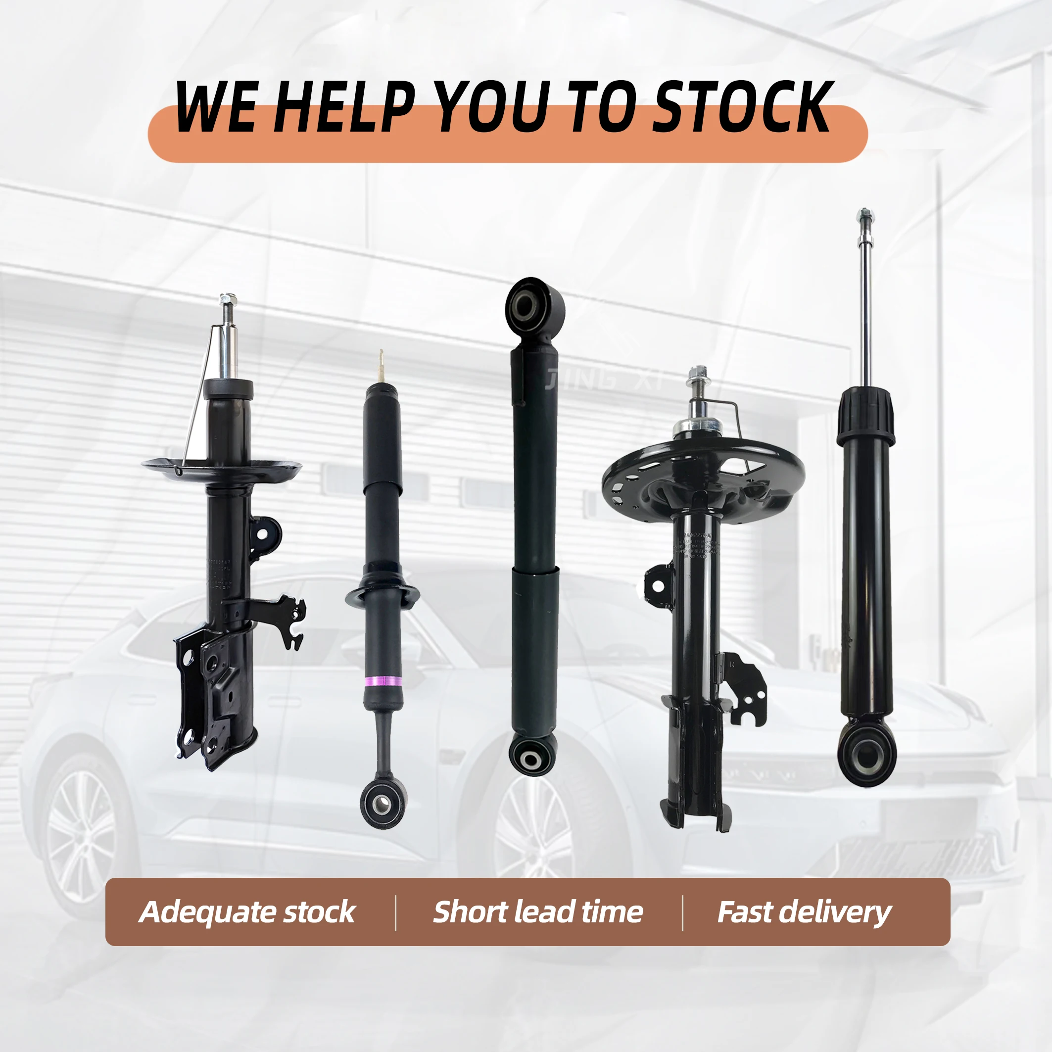 KTT 344389 343293 Auto Parts Front Shock Absorber for Mitsubishi L