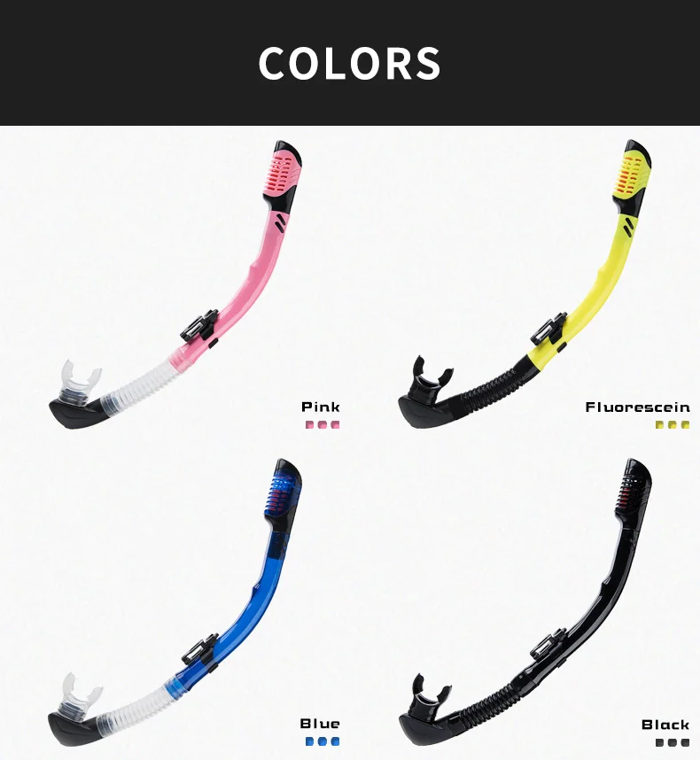 Sell Well Around The World Scuba Diving Snorkel Full Dry Top Silicone