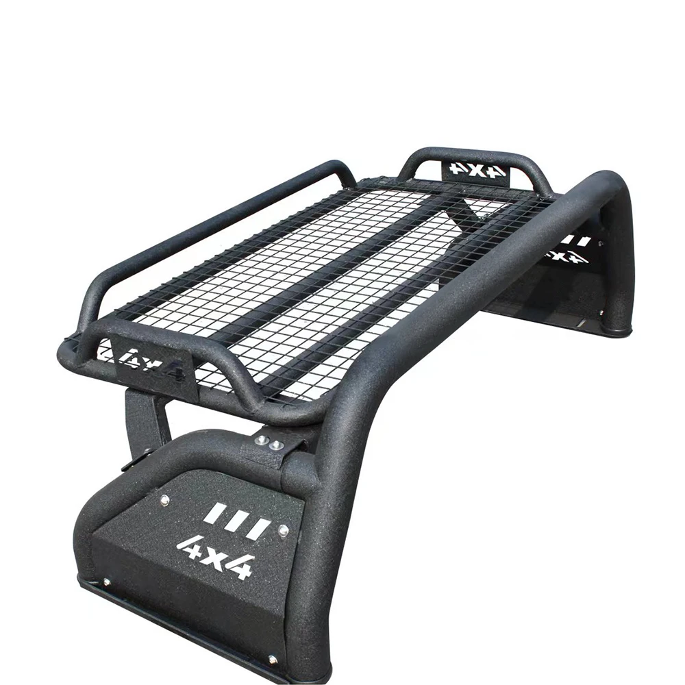 Universal Adjustable Chase Rack Roll Bar With Led Stop Light For Toyota ...