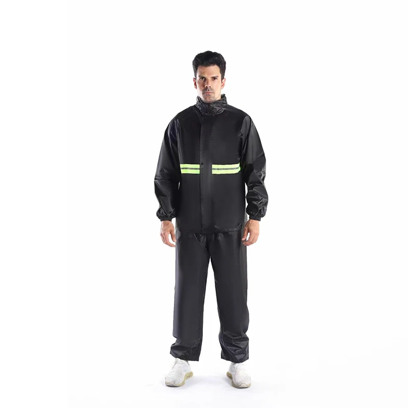 Wholesale customizable logo adult travel outdoor portable breathable raincoat for cyclists and motorcyclists