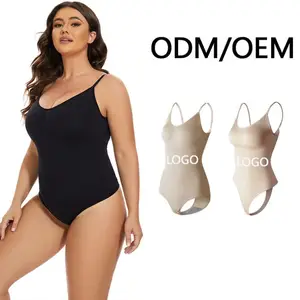 Seamless Tight Belly Trimming Body Shaping Enhanced Thong Jumpsuit Tights Women's Underwear Plus Size