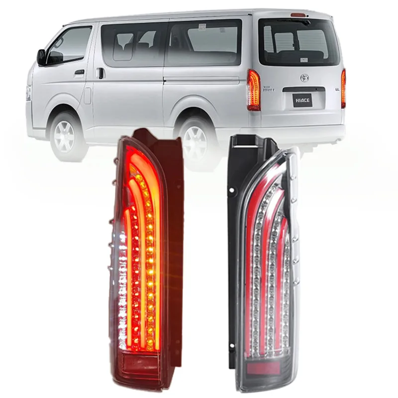 Full LED Tail Lights for Toyota Hiace 2005-2017 Vans