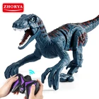 Rc Toy Zhorya New 8wd 2.4G Light Sound Rc Toy Animal Walking Dinosaur Plastic Remote Control Dinosaur Toy