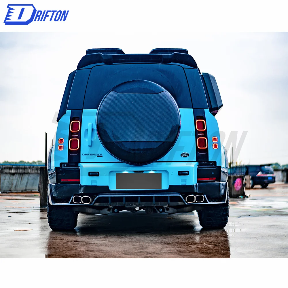 Drifton Carbon Fiber Rear Diffuser for Land Rover Defender