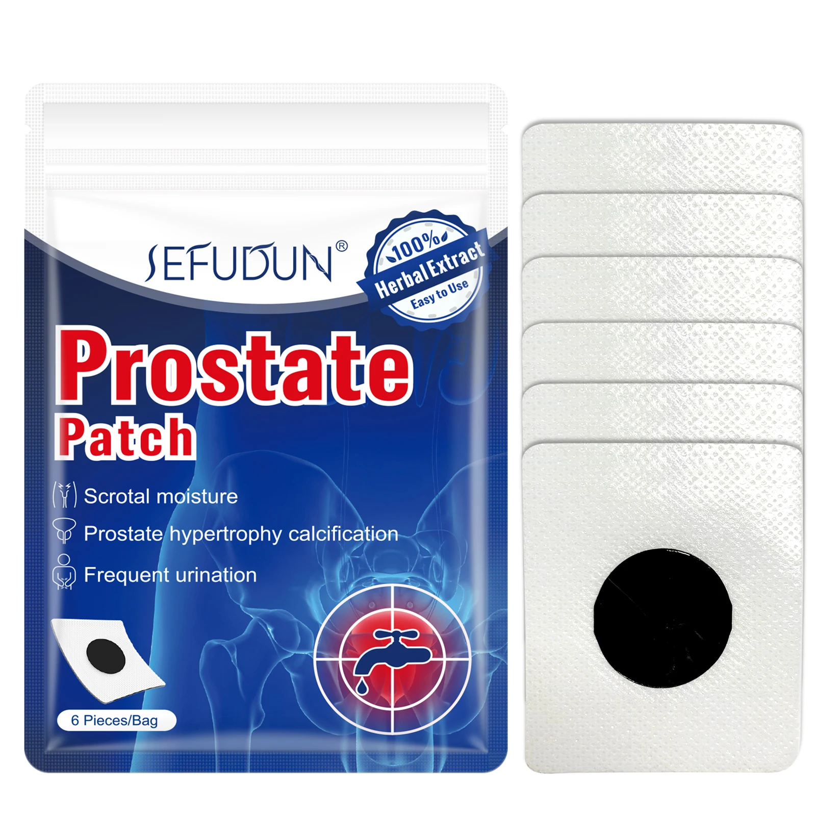 Patch De Soin Pour Prostate à Base De Plantes - Paquet Neuf