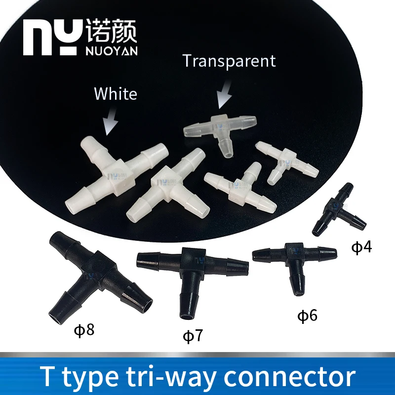 T Shape Ink Tube Connector Eco Solvent UV Hose Joint Tube