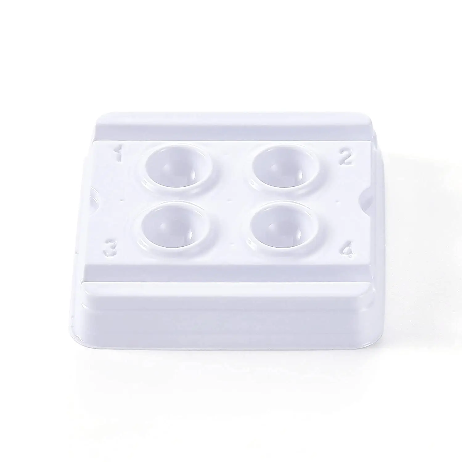 Dental Materials Blending Wells 2/4 Wells Disposable Mixing Trays ECO-Friendly Plastic Dental Mixing Wells
