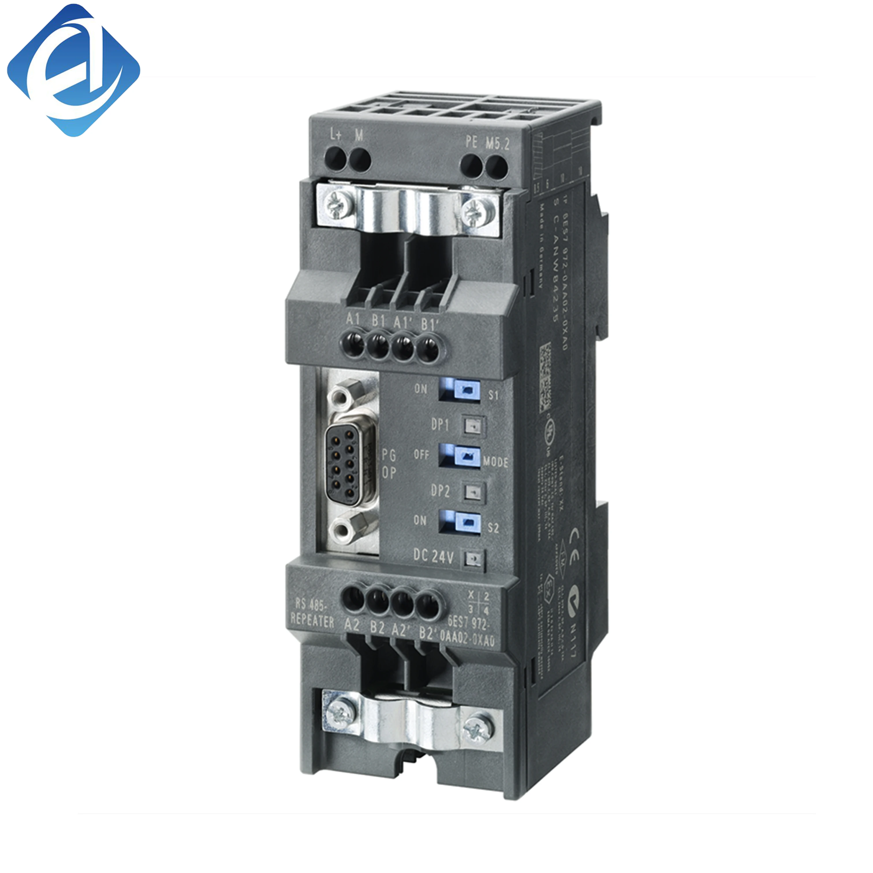 নতুন ও মূল 6ES7972-0AA02-0XA0 6es79720aa020xa0 SIMATIC ET200 রিপিটার, গুদামে স্টক রয়েছে