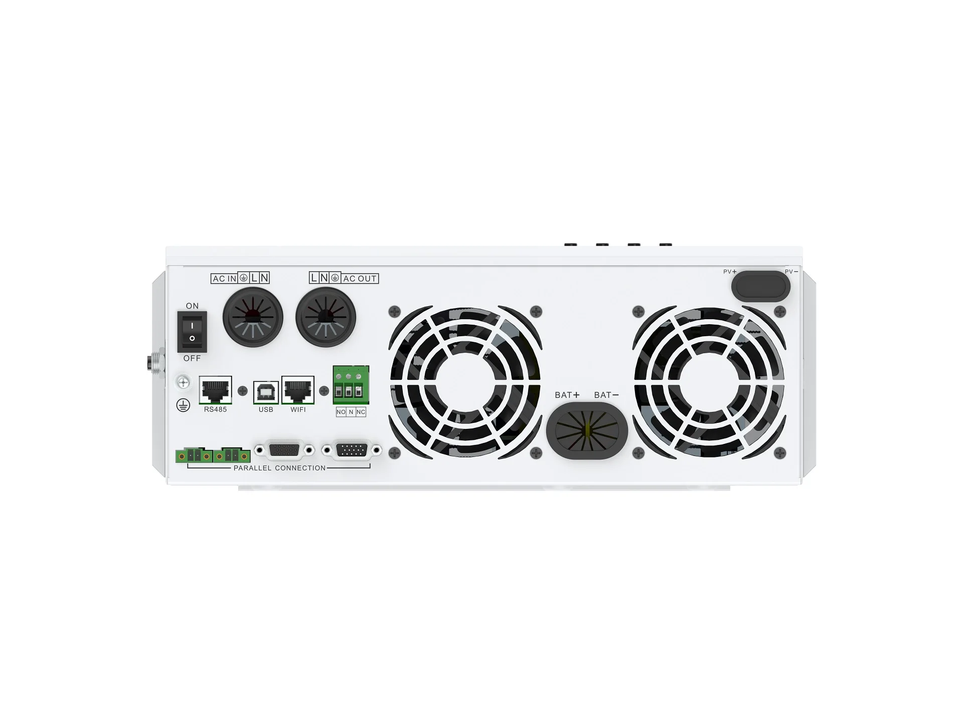 RisunPower 5KW 5000W Off Grid Single Phase Sine Wave MPPT Inverter Solar Inverter 48-60V Battery 5kW LCD Display