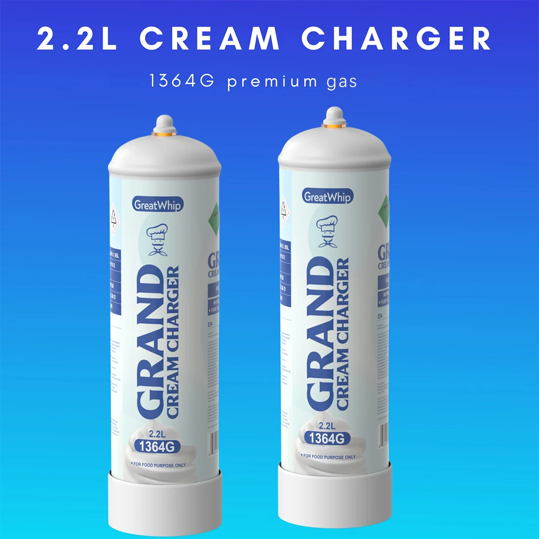 Greatwhip Flavour 2.2lwhipped Cream Charger 2.2 Wholesale Whip Cream