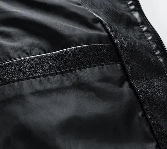 Men Winter Designer Outdoor Jackets Fashion Coat Locomotive Motorcycle Black Leather Jacket_voghion.com