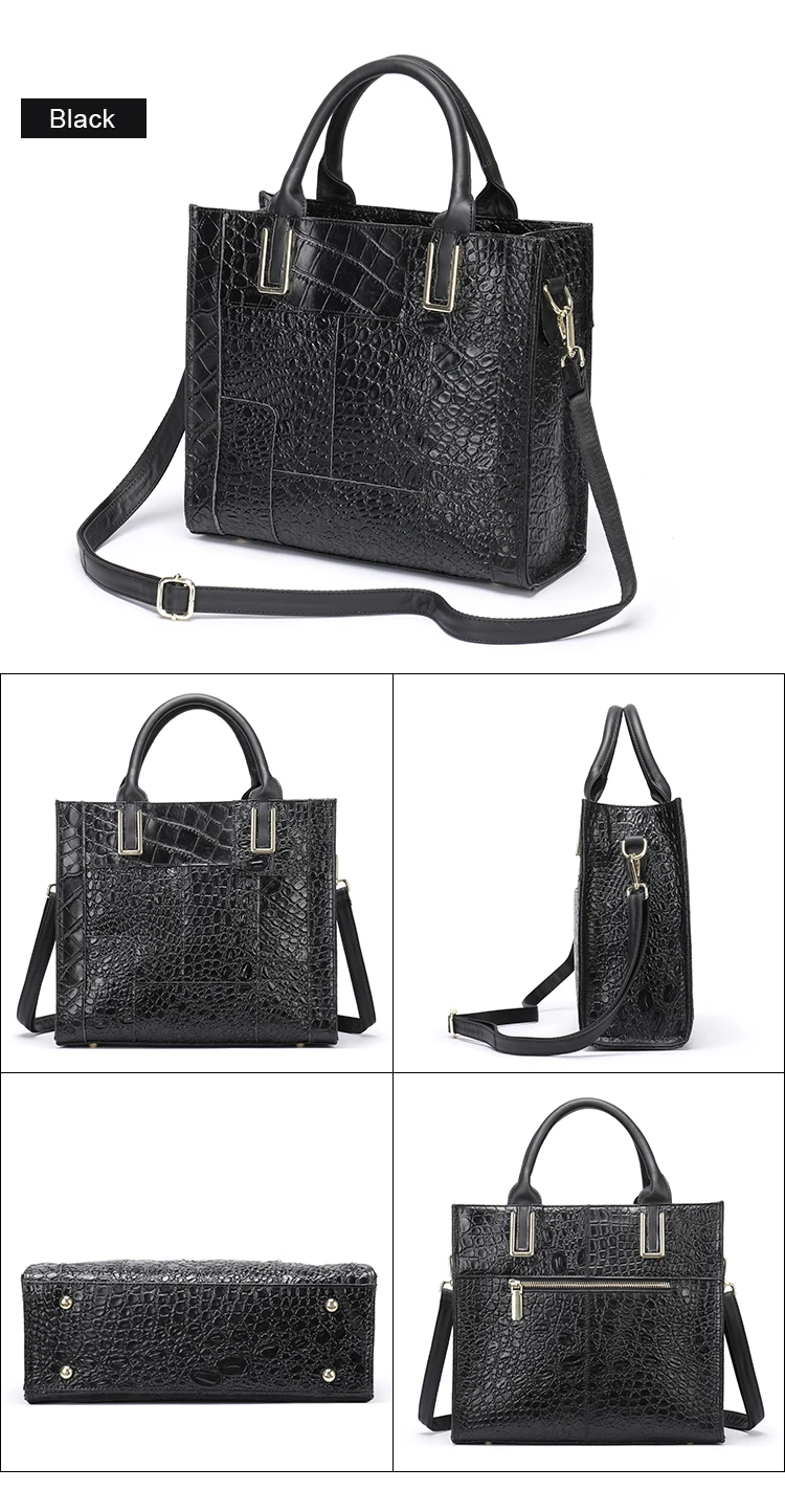 Custom Vintage Patchwork Genuine Leather Ladies Handbag Luxury Shoulder ...
