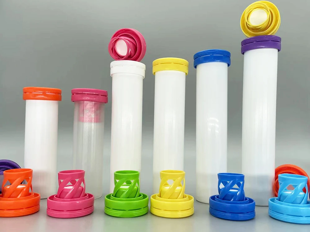 1015 Tablets Effervescent Vitamin Plastic Bottles Tube Effervesent Tablet Tubes Effervescent