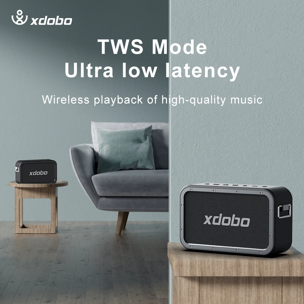 Xdobo 1983 Max 120W Portable Outdoor Speaker - IPX5 Waterproof
