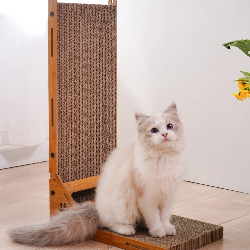 Custom Cat Scratcher L Shape Cat Scratch Pad Wall Mounted Cat ...