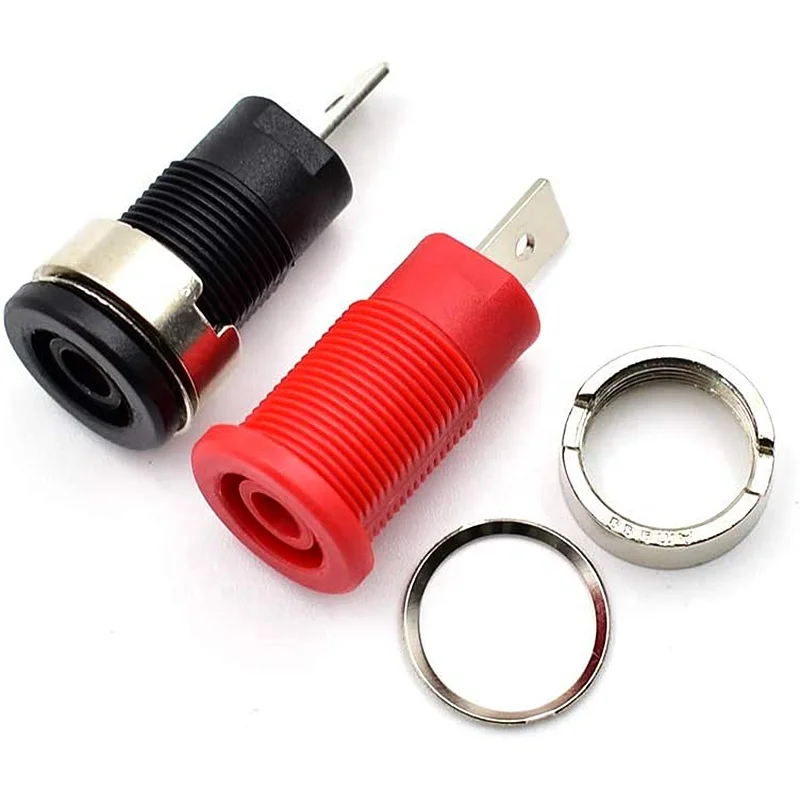 4mm 2mm バナナジャック メス パネルマウント バナナソケット