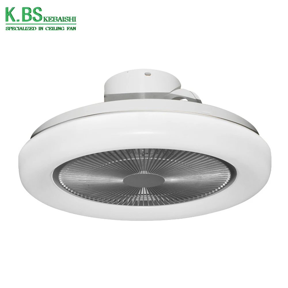 Low Noise Modern App Control Home Bedroom Living Room 220V Smart Led Ceiling Fan With Light and Remote Control