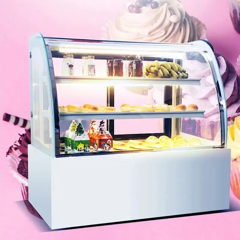 Glass Cake Refrigerator Refrigeration Equipment Refrigerators Commercial Freezer Vitrine