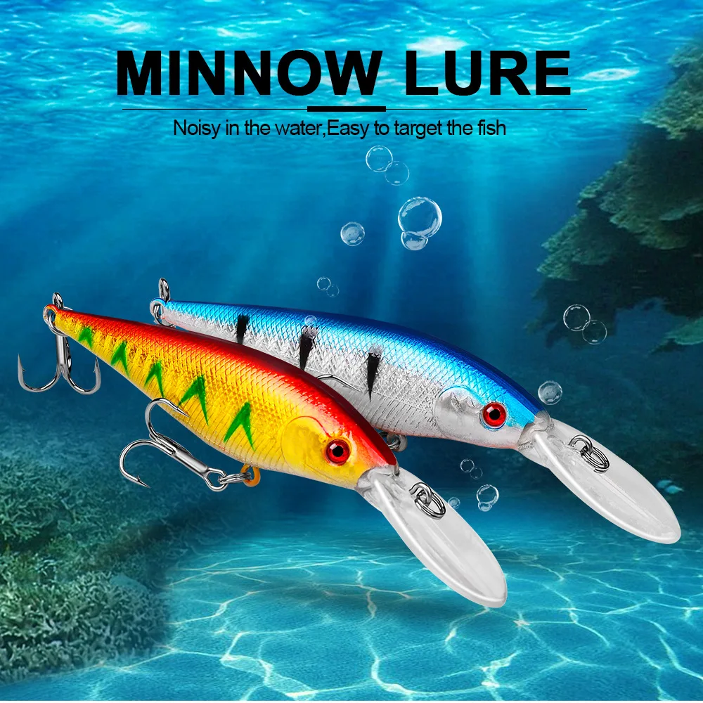 11.5cm 10.5g Floating Suspending Minnow Blanks Hard Mini Fishing Lures ...