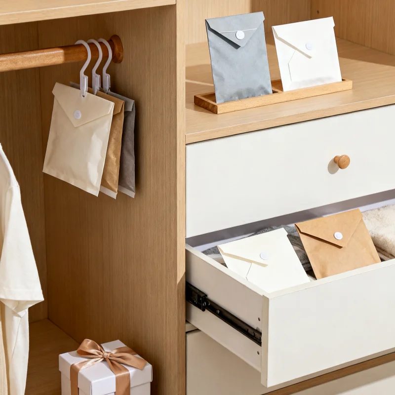 product high end customizable fragrance solid paper pouch scented sachets air freshener home decoration-6