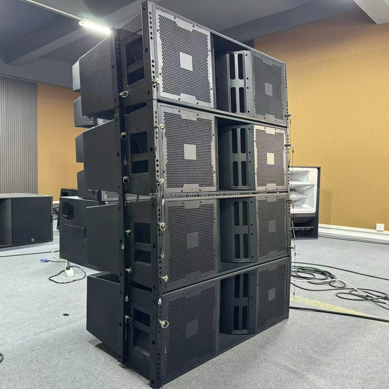 VT4888 Dual 12" 3-Way High Directivity Line Array Speakers