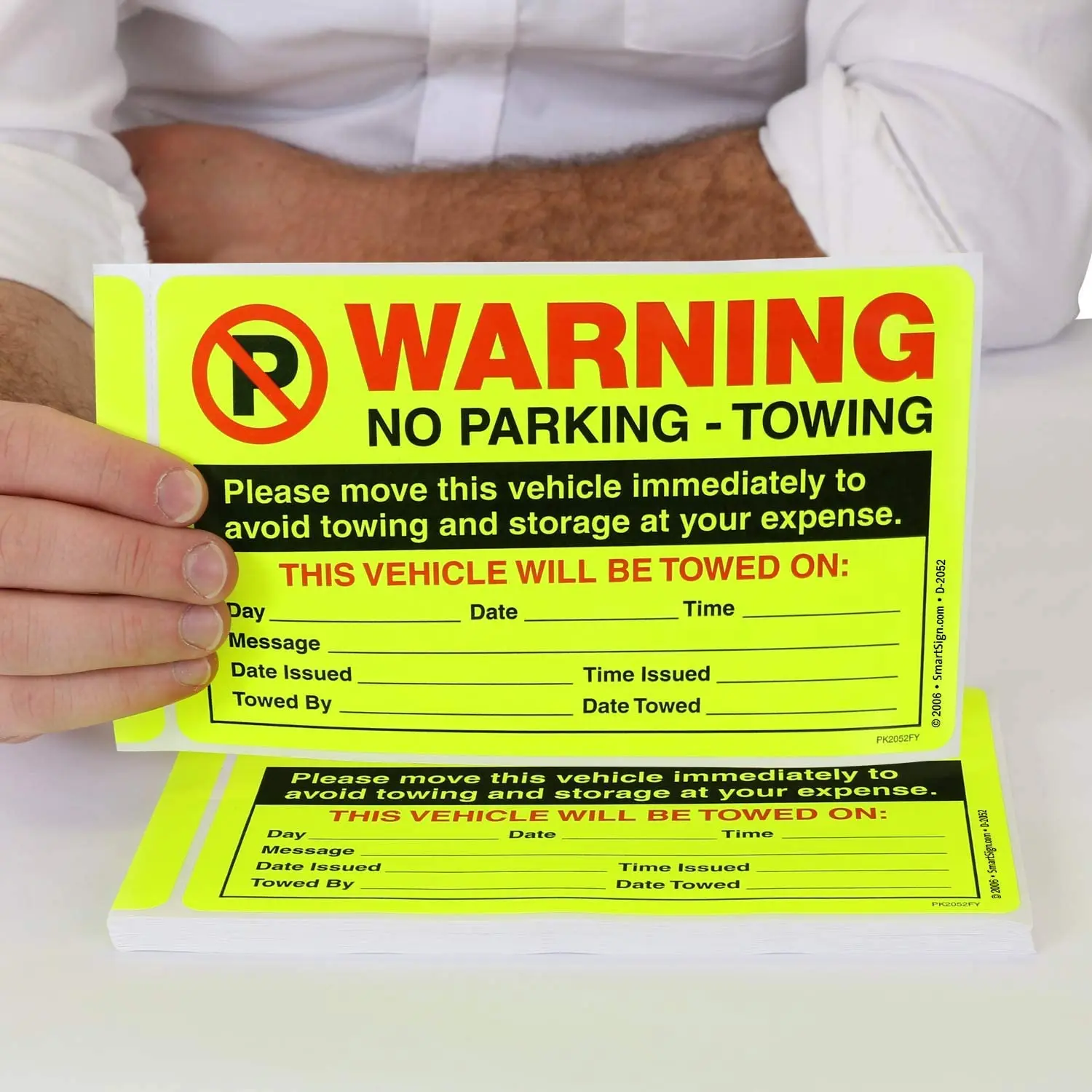 Parking Violation Stickers Hard To Remove Multi Reason Tow