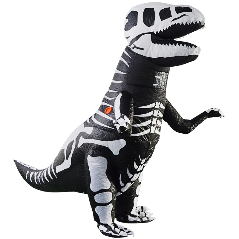 Disfarce de dinossauro esqueleto de Tiranossauro Rex infantil. Entrega 24h