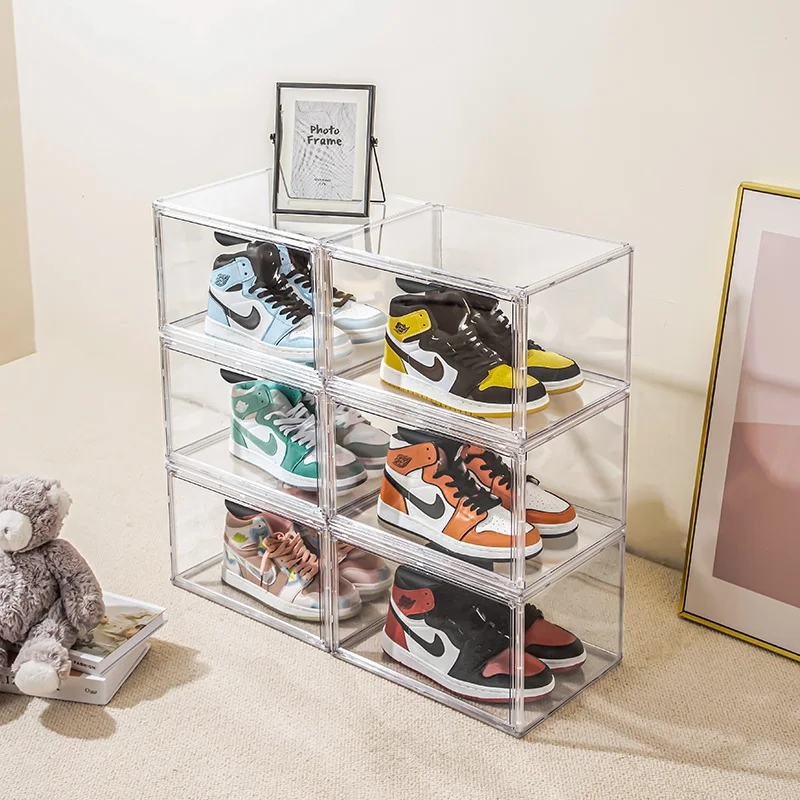 Custom Transparent Basketball Shoes Collection Display Cabinet