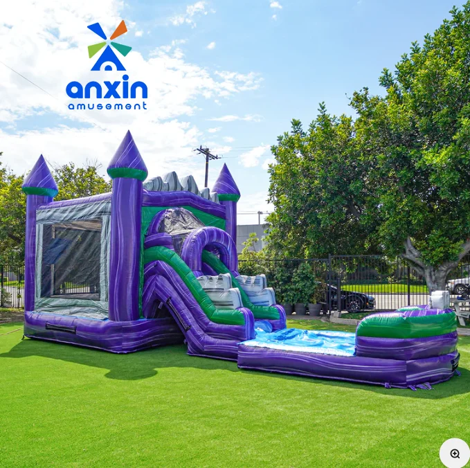 Water Ripple Inflatable Bouncing Bed with Slide Factory Direct Sale Hot Sale with Good Quality and Low Price Made in China