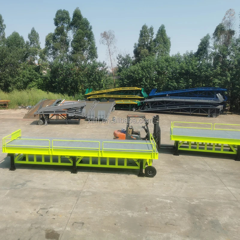 Hydraulic Loading Dock Leveler Customized Stationary Lift Dock ...